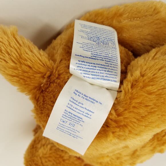 Build A Bear Promise Pets Copper Golden Retriever Dog Red Collar Plush NO Sound - Picture 7 of 9